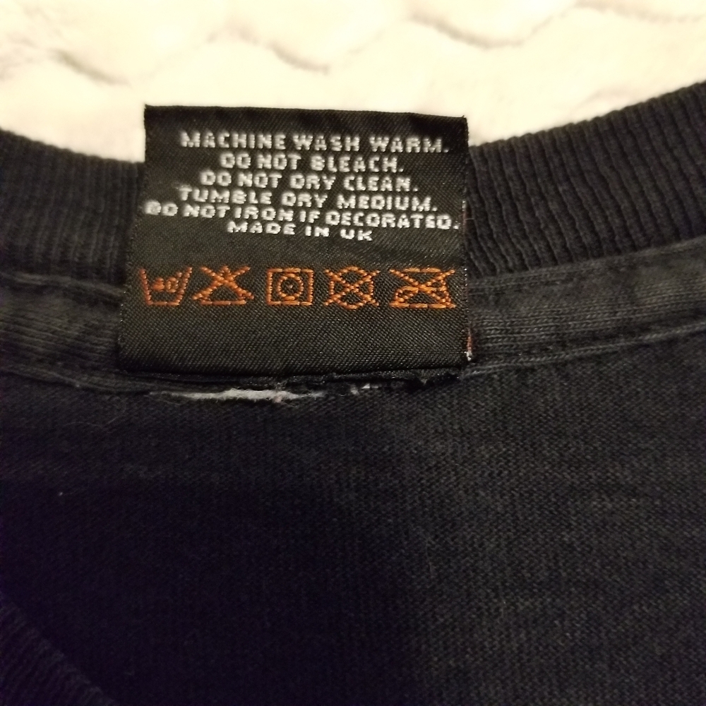 Vintage Single Stitch Harley-Davidson Feldkirch Austria Black Logo SS T-Shirt - Picture 9 of 11